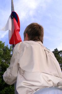 Vlajka na stožár.